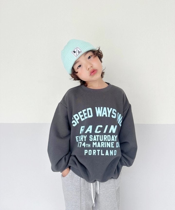 Better j - Korean Children Fashion - #designkidswear - Speedway Sweatshirt - 5