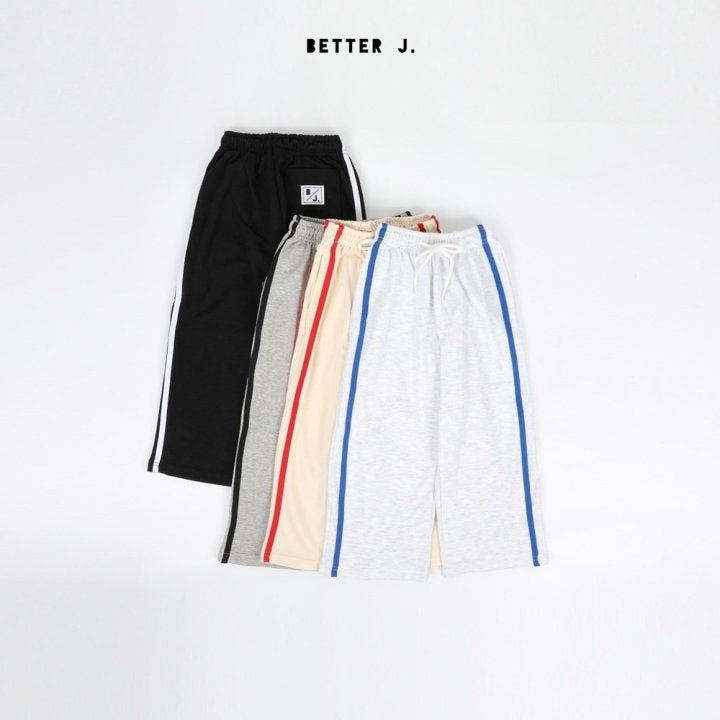 Better j - Korean Children Fashion - #discoveringself - Two-Line Wide Pants - 2