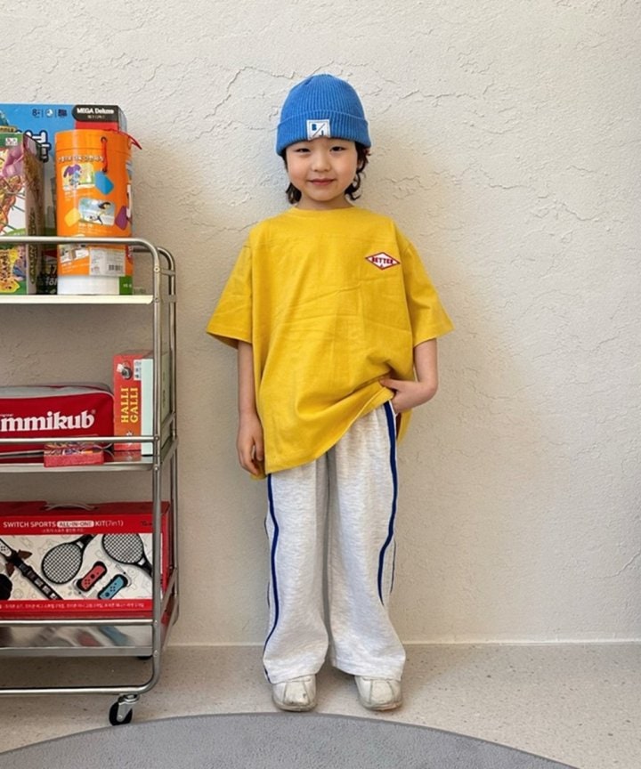 Better j - Korean Children Fashion - #kidsstore - Two-Line Wide Pants - 5