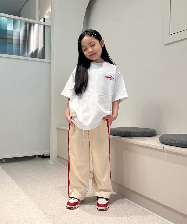 Better j - Korean Children Fashion - #littlefashionista - Two-Line Wide Pants - 8