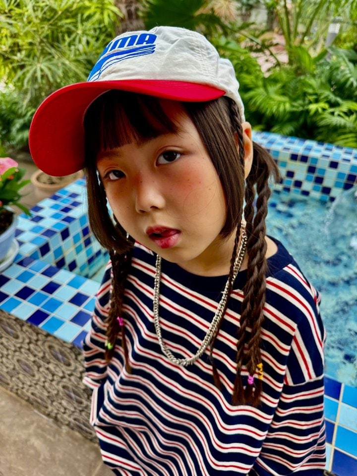 Multi Stripe Boxy Tee (Junior-Adult) by Better j for Mom + child - view 2