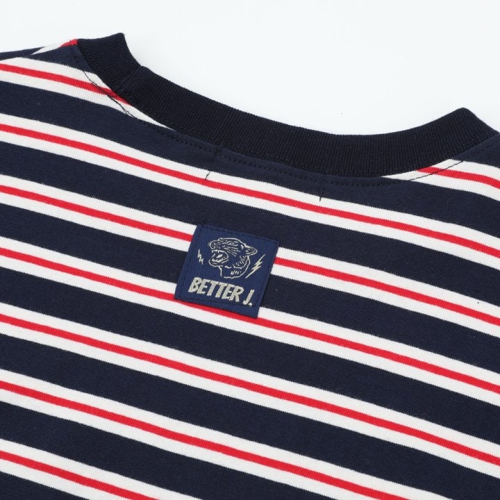 Multi Stripe Boxy Tee (Junior-Adult) by Better j for Mom + child - view 12