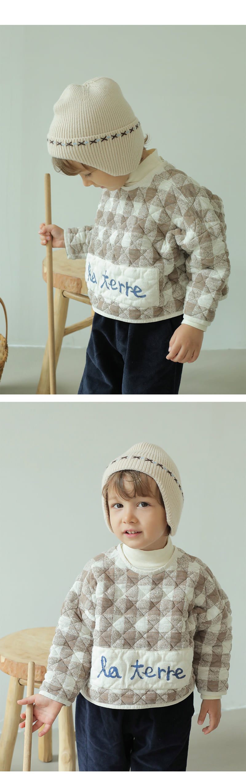 Bien A Bien - Korean Children Fashion - #stylishchildhood - Ear Flap Beanie - 4