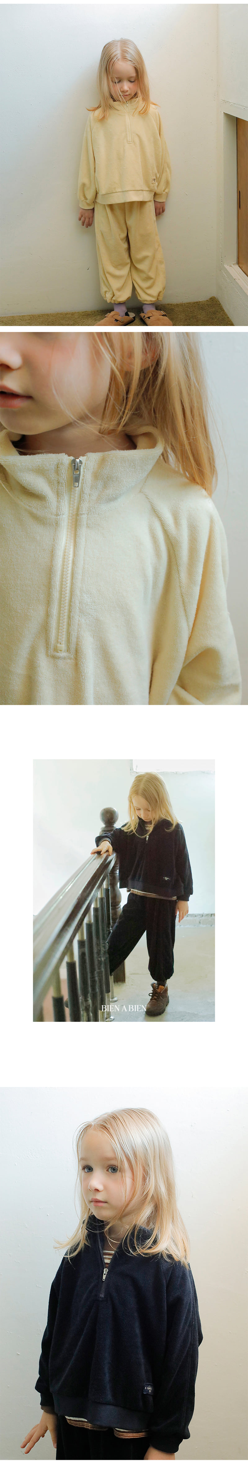 Bien A Bien - Korean Children Fashion - #discoveringself - Reverton Zip-up Sweatshirt - 2