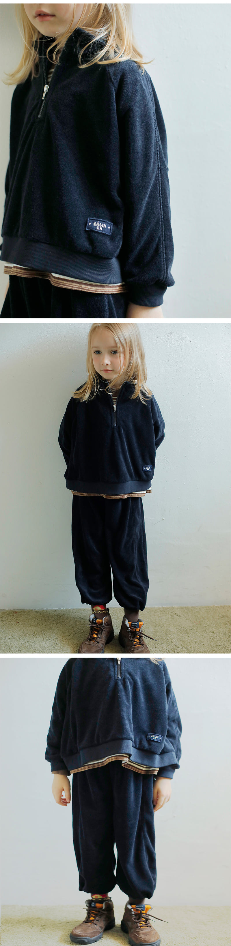 Bien A Bien - Korean Children Fashion - #fashionkids - Reverton Zip-up Sweatshirt - 3