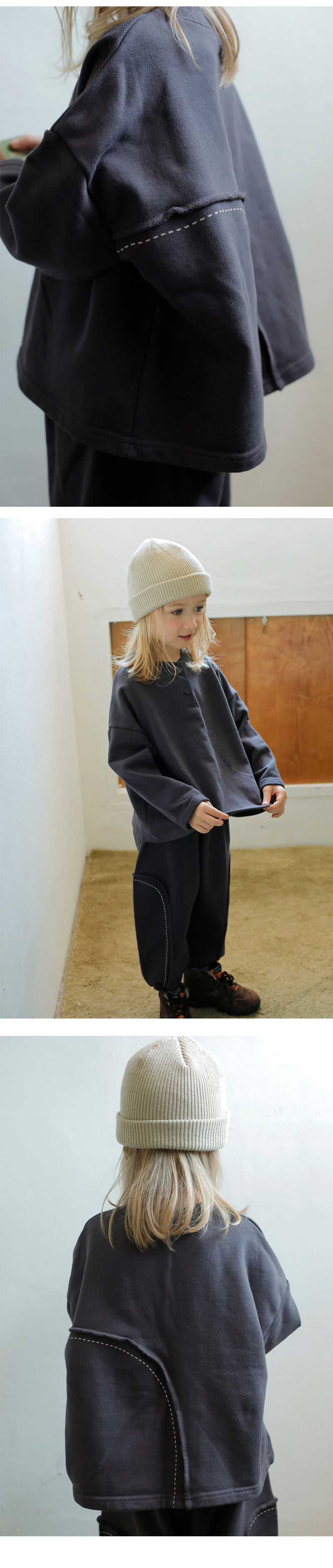 Bien A Bien - Korean Children Fashion - #fashionkids - Holton Sweatshirt - 3