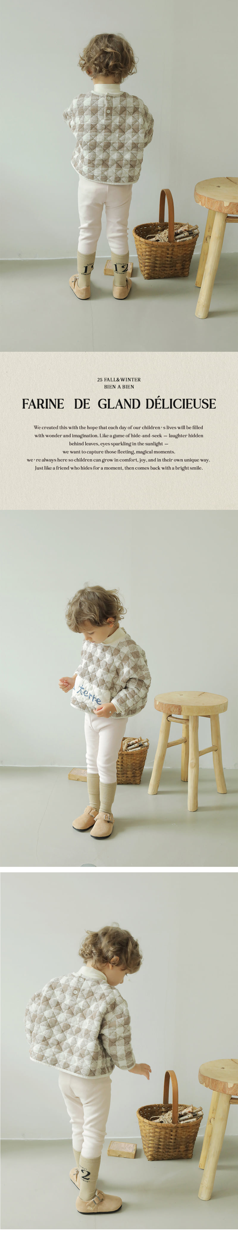 Bien A Bien - Korean Children Fashion - #kidsshorts - Noel Leggings - 2