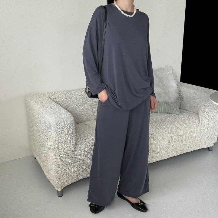Bignarae - Korean Women Fashion - #momslook - Span Round Pocket Set - 12