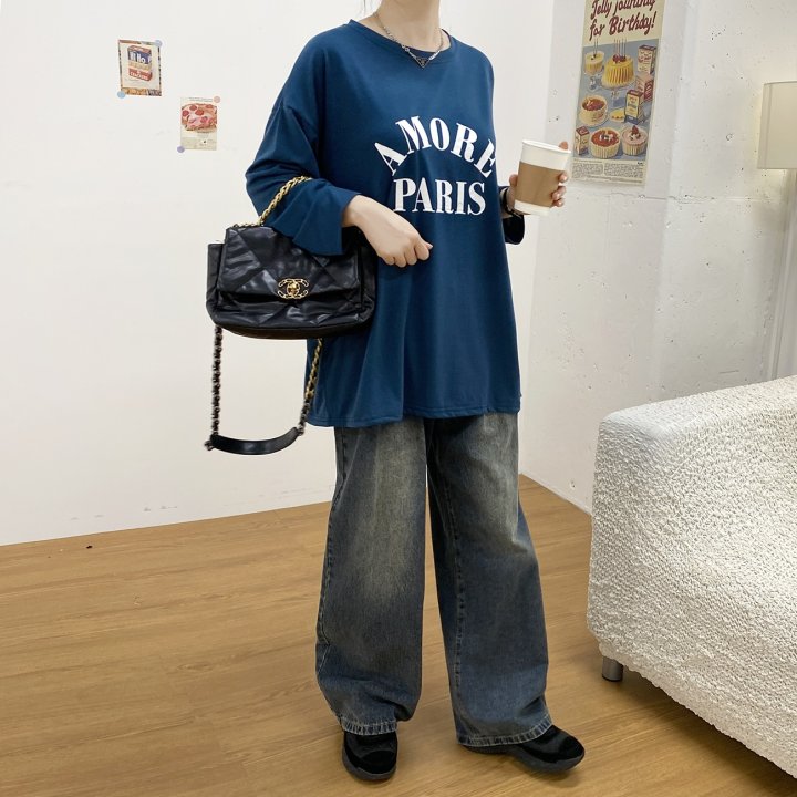 Bignarae - Korean Women Fashion - #momslook - Span Amore Tee - 6