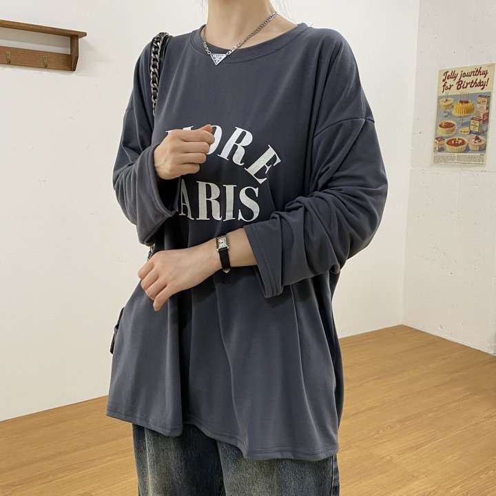 Bignarae - Korean Women Fashion - #momslook - Span Amore Tee - 9