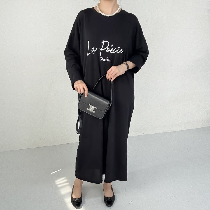 Bignarae - Korean Women Fashion - #momslook - Span La Round One-piece - 3