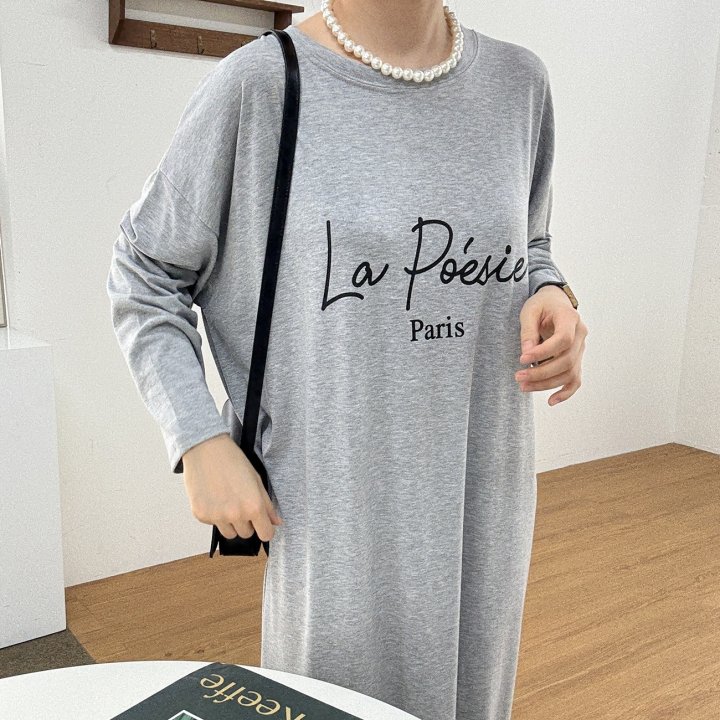 Bignarae - Korean Women Fashion - #vintageinspired - Span La Round One-piece - 11