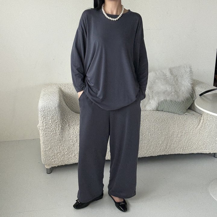 Bignarae - Korean Women Fashion - #womensfashion - Span Round Pocket Set - 11
