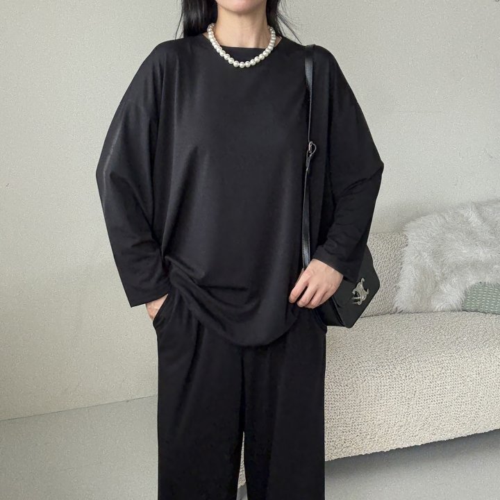 Bignarae - Korean Women Fashion - #womensfashion - Span Round Pocket Set - 3