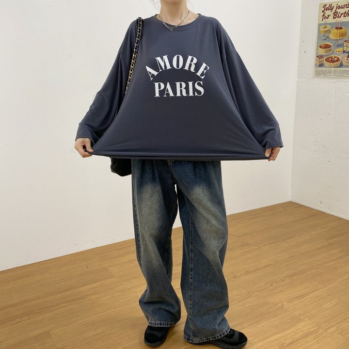 Bignarae - Korean Women Fashion - #womensfashion - Span Amore Tee - 11