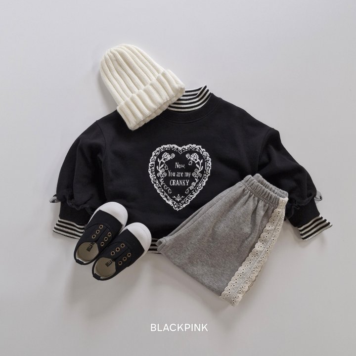 Black Pink - Korean Children Fashion - #Kfashion4kids - Ribbon Lace Jogger Pants - 12