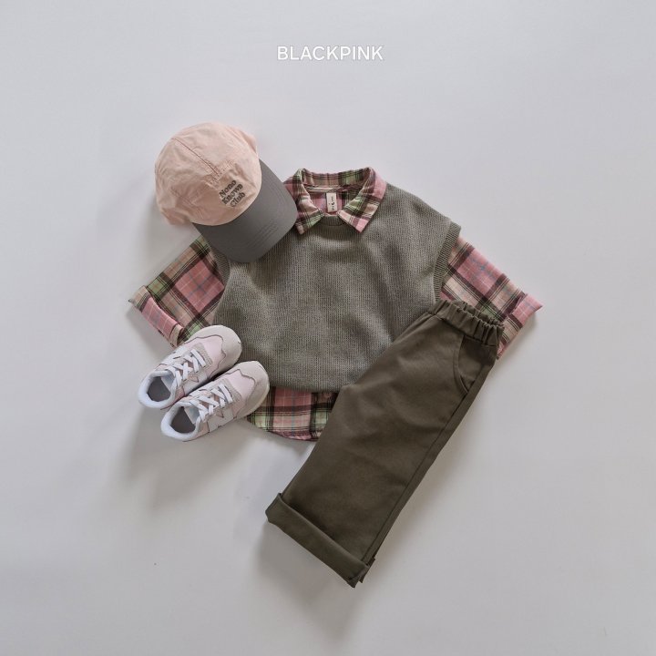 Black Pink - Korean Children Fashion - #Kfashion4kids - Bright Check Shirt - 10