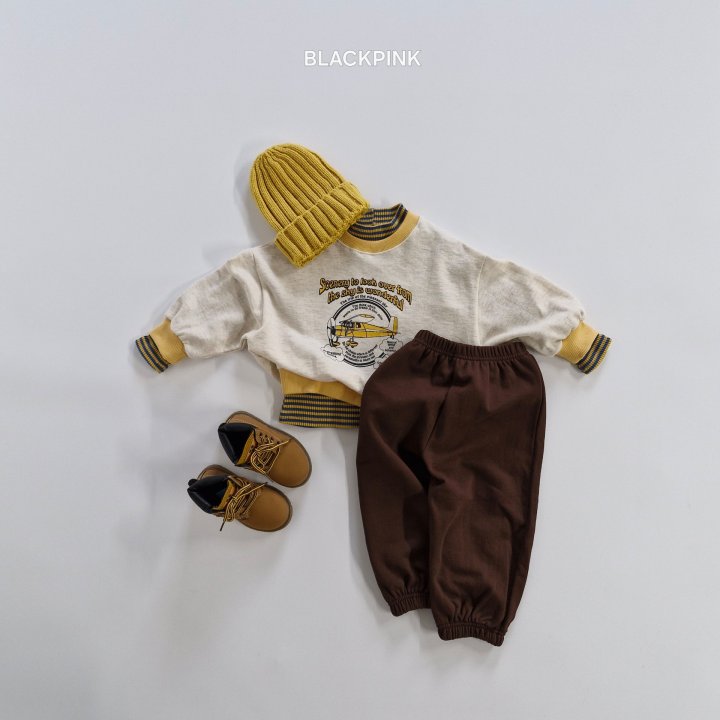 Black Pink - Korean Children Fashion - #Kfashion4kids - Airplane Sweatshirt - 11