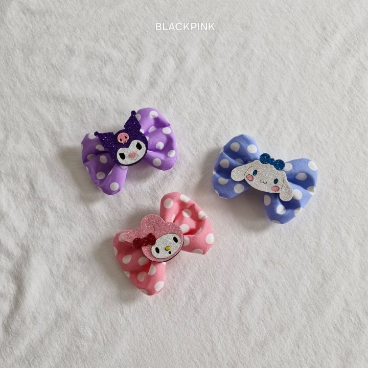 Black Pink - Korean Children Fashion - #Kfashion4kids - Sanrio Dot Ribbon Pin - 2