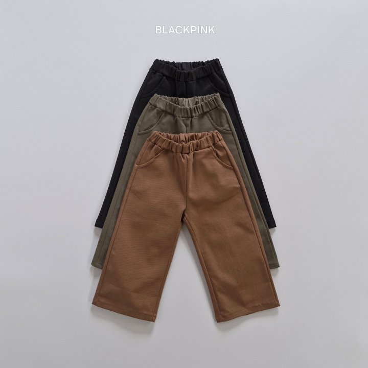 Black Pink - Korean Children Fashion - #childofig - Eloi Straight Pants