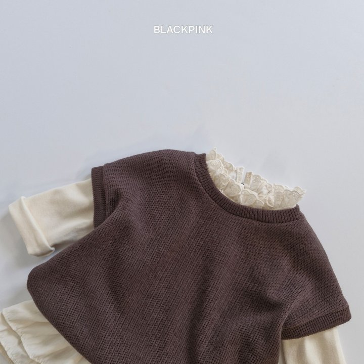 Black Pink - Korean Children Fashion - #childofig - Lace Mini One-piece - 12