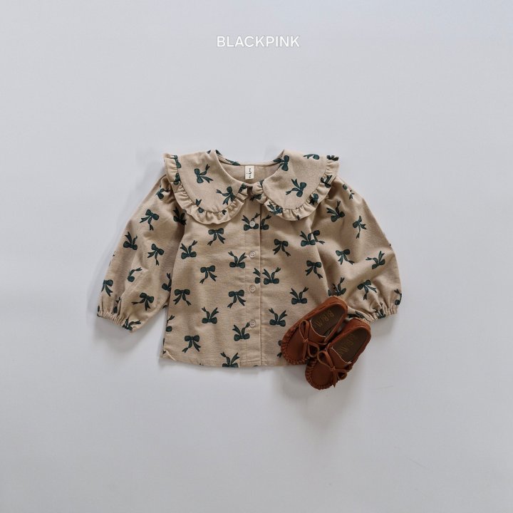 Black Pink - Korean Children Fashion - #childofig - Girl Ribbon Set - 9