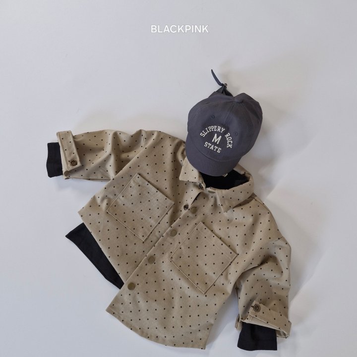 Black Pink - Korean Children Fashion - #childofig - Dot Shacket - 7