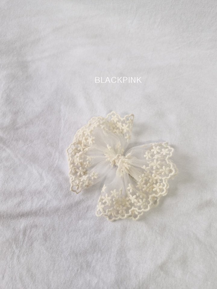 Black Pink - Korean Children Fashion - #childofig - Alyssa Lace Pin - 5
