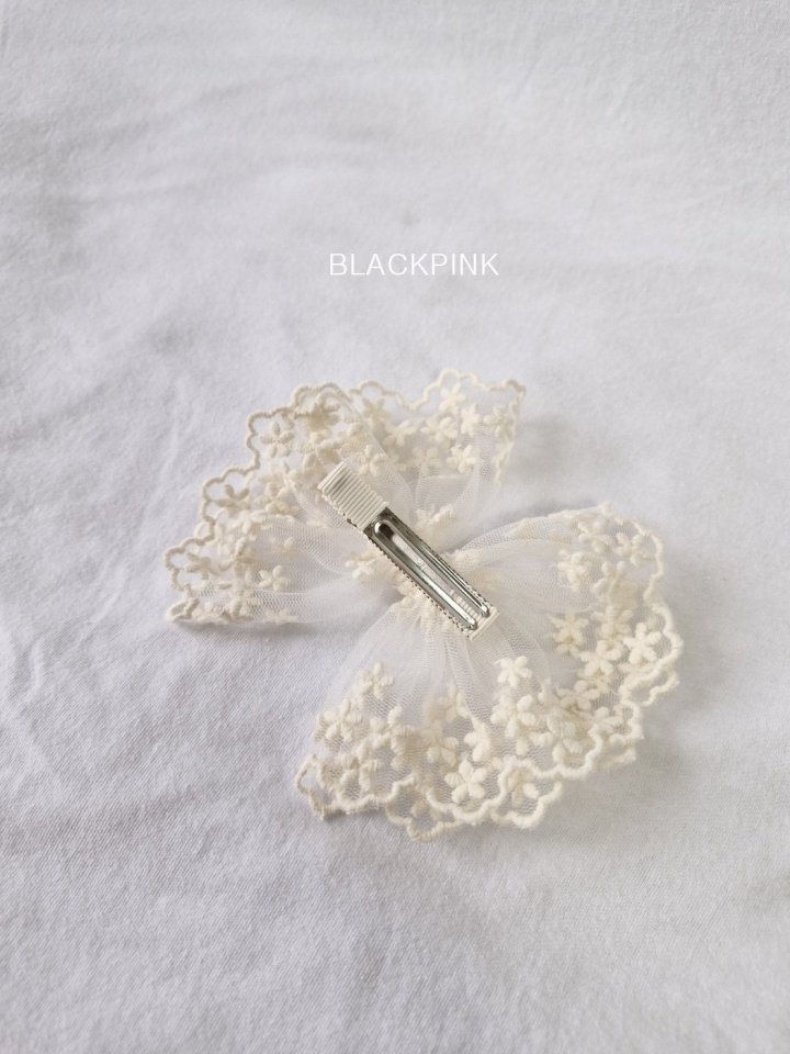 Black Pink - Korean Children Fashion - #childofig - Alyssa Lace Pin - 6