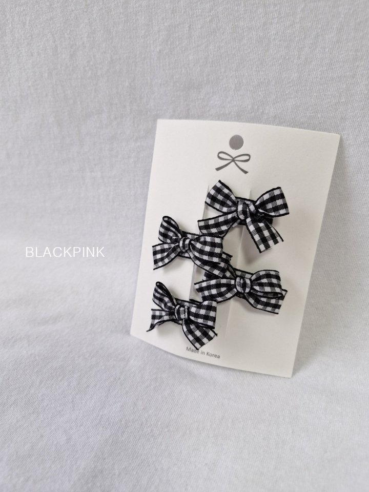 Black Pink - Korean Children Fashion - #childofig - Mini Ribbon Set - 3