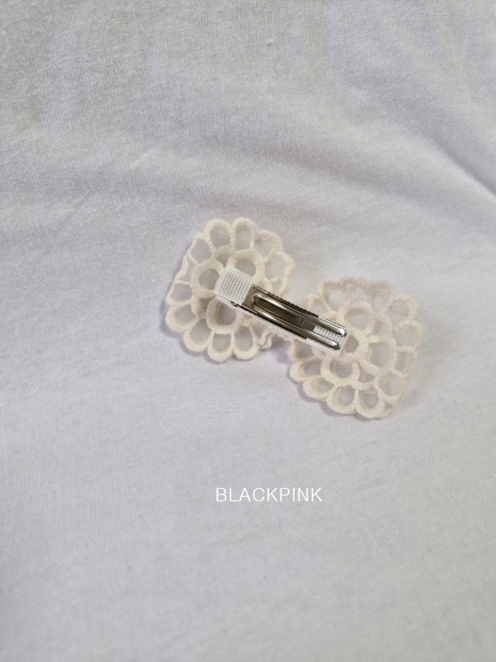 Black Pink - Korean Children Fashion - #childofig - Eva Lace Pin - 3