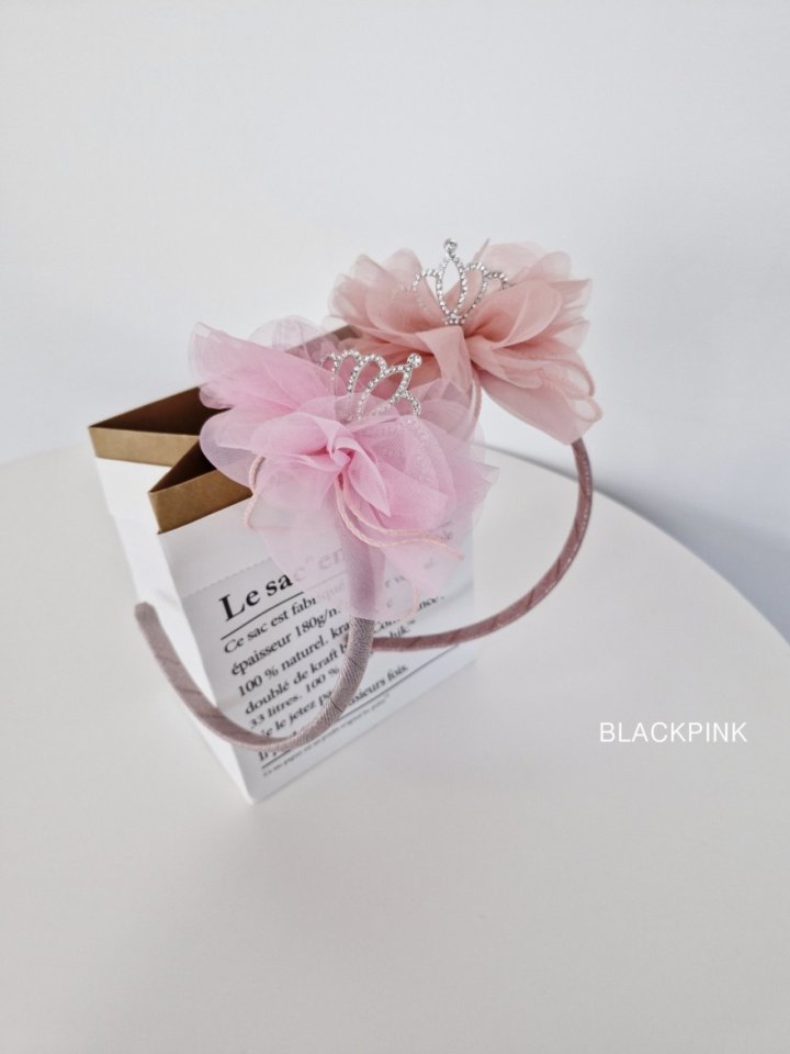 Black Pink - Korean Children Fashion - #childofig - Tiara Headband - 3