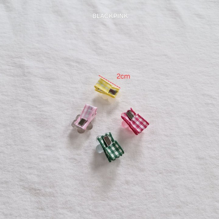 Black Pink - Korean Children Fashion - #childofig - Mini Flower Hair Clip Set - 12