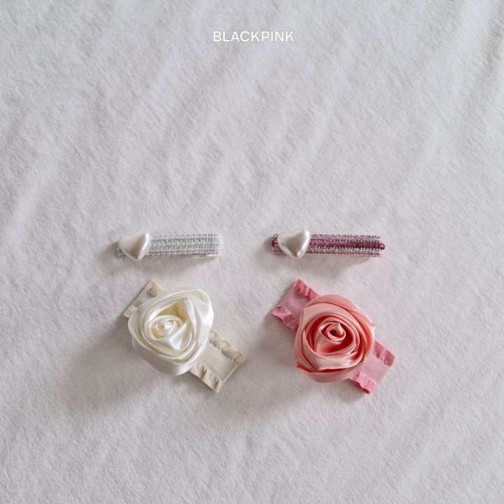 Black Pink - Korean Children Fashion - #childofig - Rose (set of 2) - 5