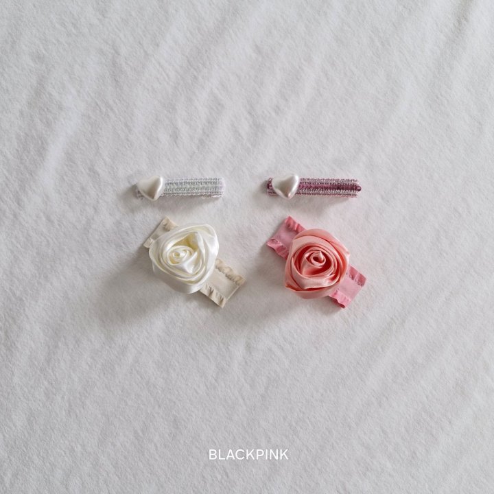 Black Pink - Korean Children Fashion - #childofig - Rose (set of 2) - 6