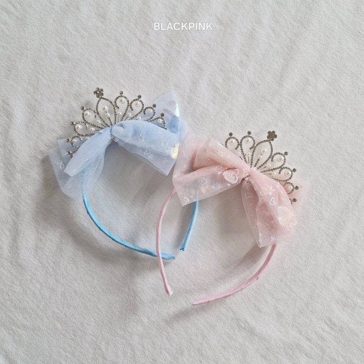 Black Pink - Korean Children Fashion - #childofig - Heart Crown Headband