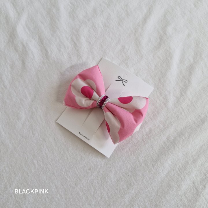 Black Pink - Korean Children Fashion - #childofig - Adeline Ribbon Pin - 7