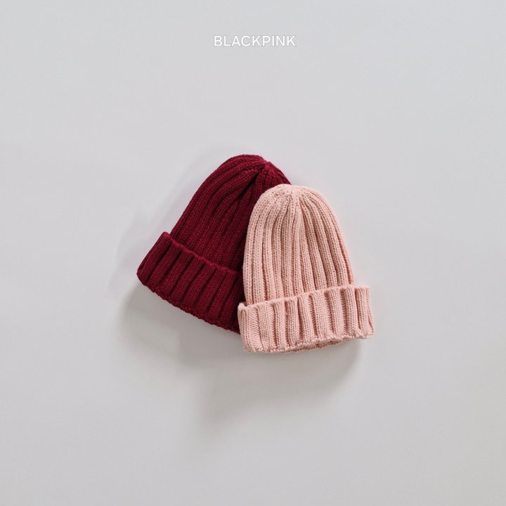 Black Pink - Korean Children Fashion - #childofig - Solid Ribbed Beanie - 6