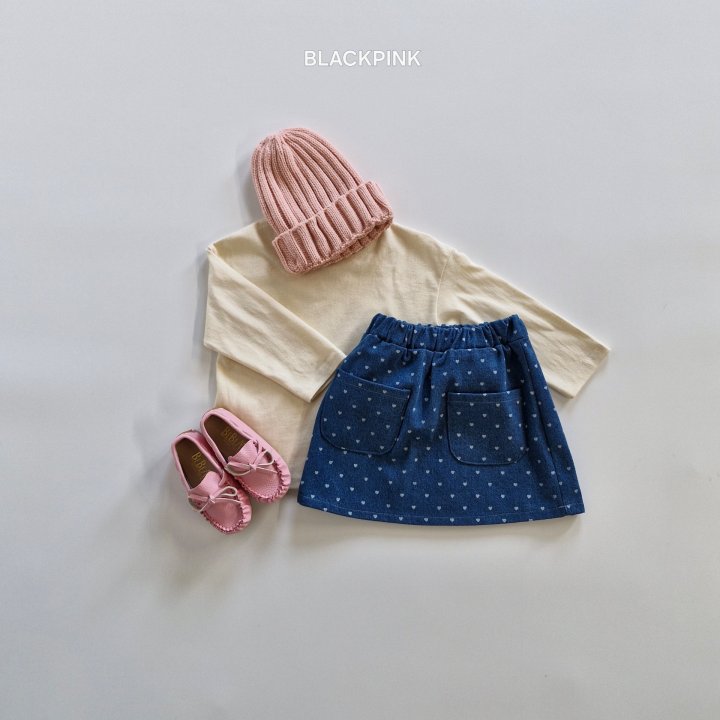 Black Pink - Korean Children Fashion - #childofig - AUTUMN Basic Tee - 6