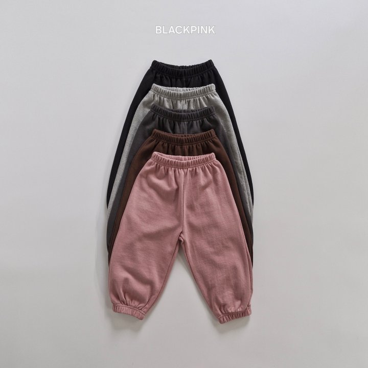 Black Pink - Korean Children Fashion - #childofig - Autumn Basic Jogger Pants - 3