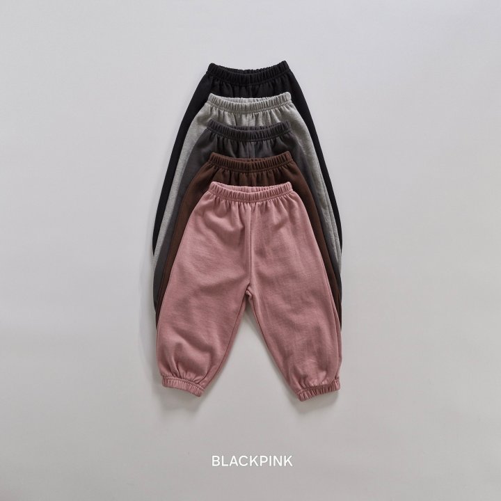 Black Pink - Korean Children Fashion - #childofig - Autumn Basic Jogger Pants - 4