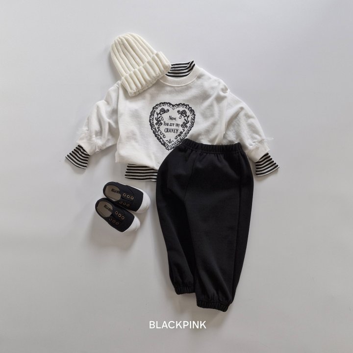 Black Pink - Korean Children Fashion - #childofig - Sleeve Lace Sweatshirt - 12