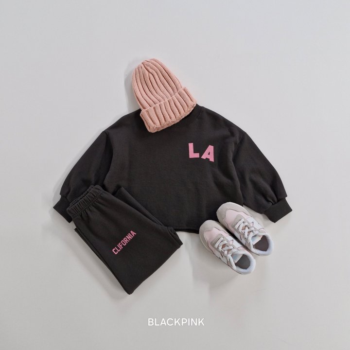 Black Pink - Korean Children Fashion - #childrensboutique - LA Set - 7