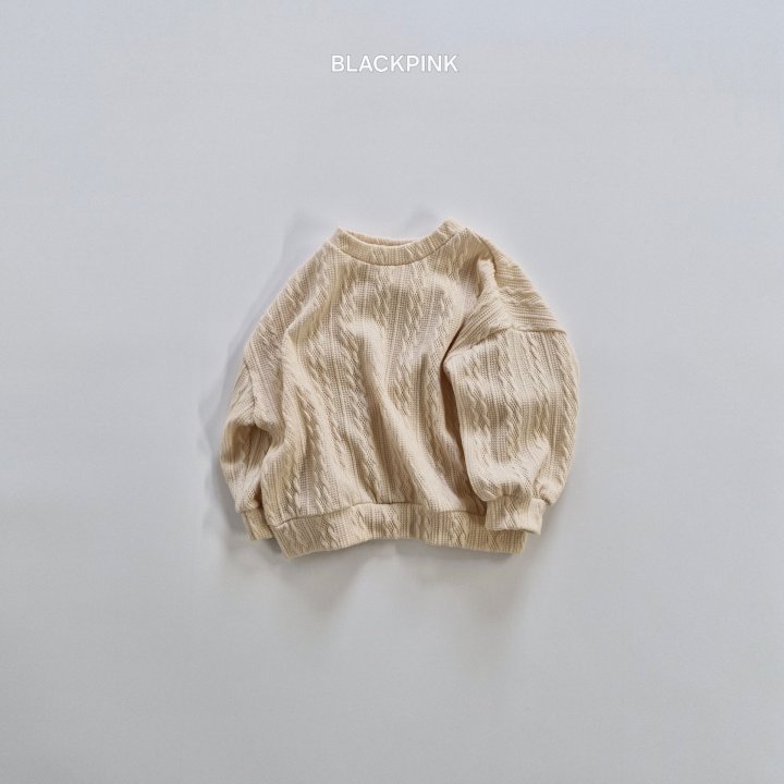 Black Pink - Korean Children Fashion - #childrensboutique - Cable Knit Sweater - 10