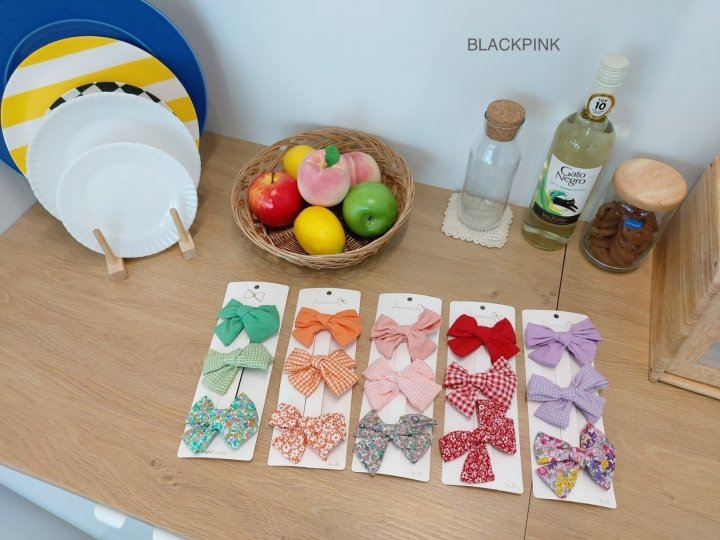 Black Pink - Korean Children Fashion - #childrensboutique - It’s You Ribbon (set of 3) - 3
