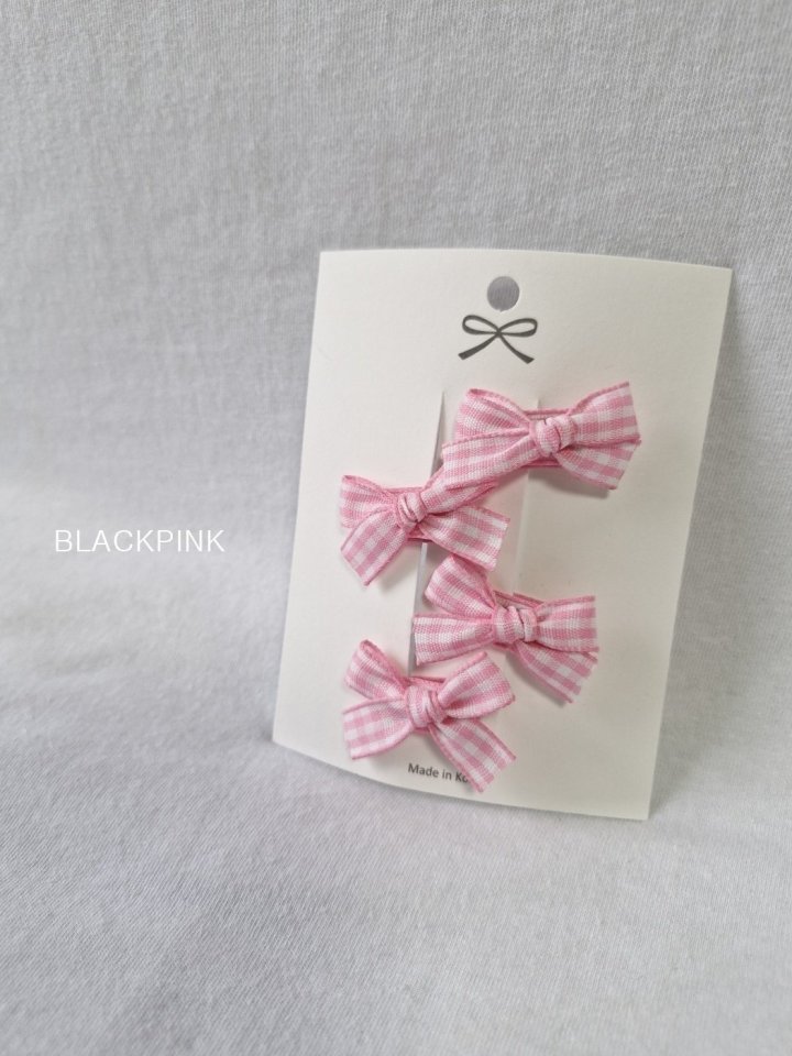 Black Pink - Korean Children Fashion - #childrensboutique - Mini Ribbon Set - 5