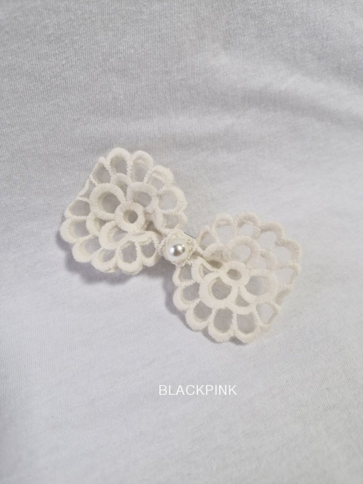 Black Pink - Korean Children Fashion - #childofig - Eva Lace Pin - 4