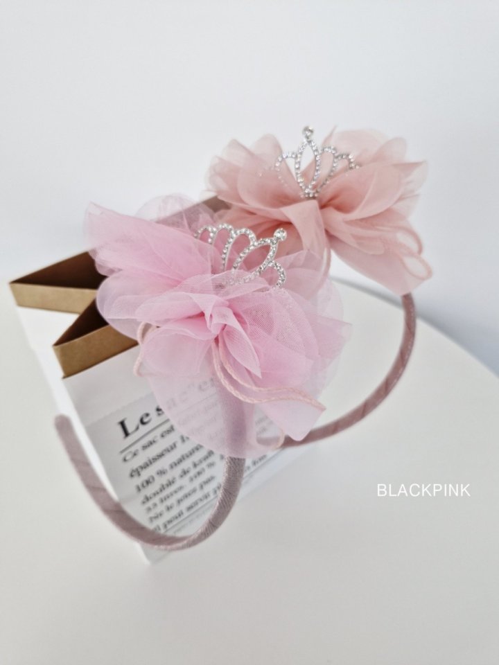 Black Pink - Korean Children Fashion - #childofig - Tiara Headband - 4