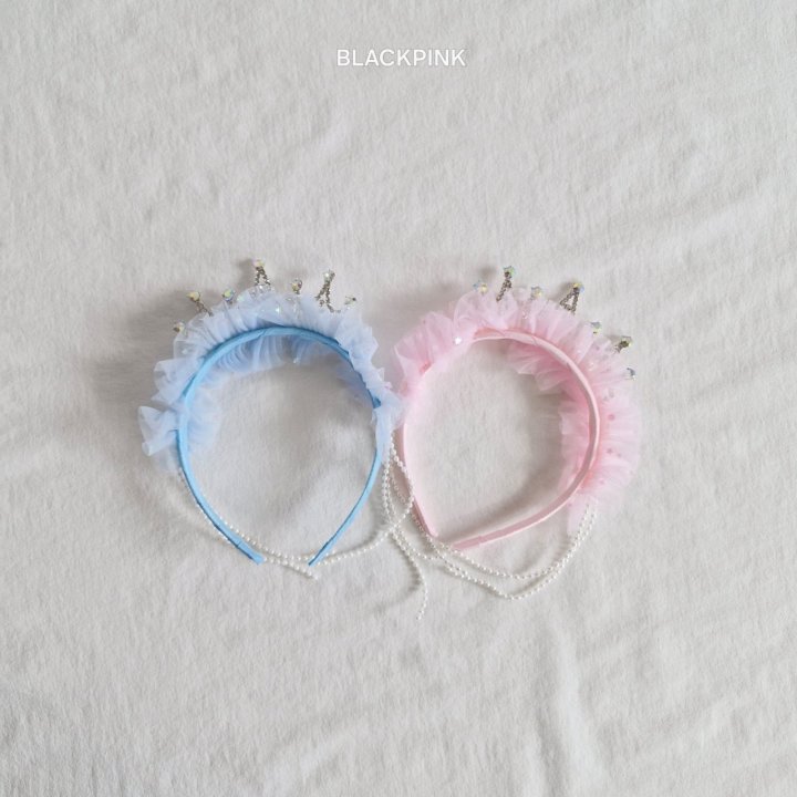 Black Pink - Korean Children Fashion - #childrensboutique - Pearl Tiara Headband