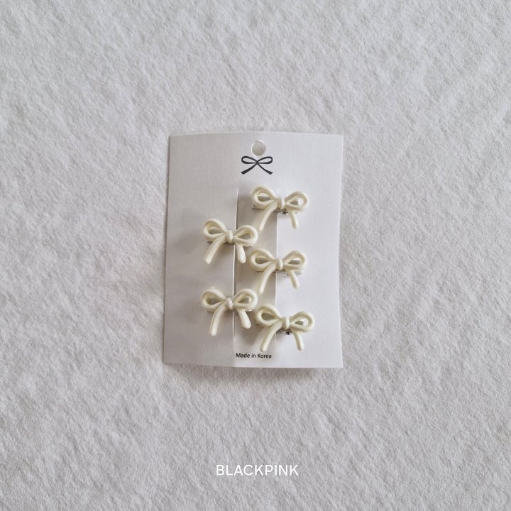 Black Pink - Korean Children Fashion - #childrensboutique - Tiny Ribbon (set of 5) - 6
